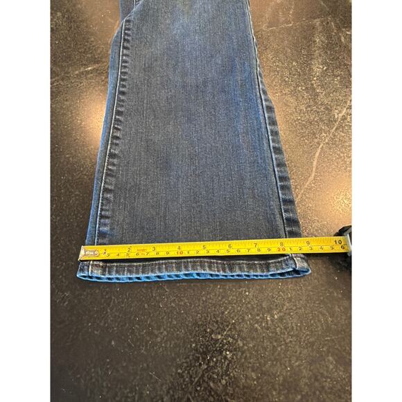 Coldwater Creek straight leg blue denim  jeans 10P - Picture 6 of 10